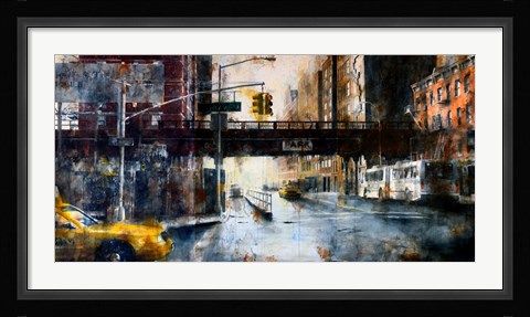 Framed PARK-West 23rd Street High Line Print