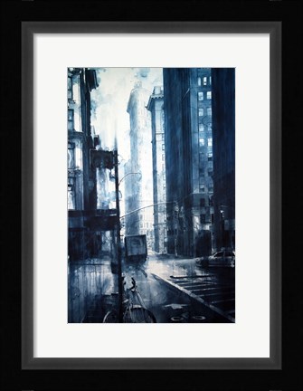 Framed Broadway to the Flatiron Building Print