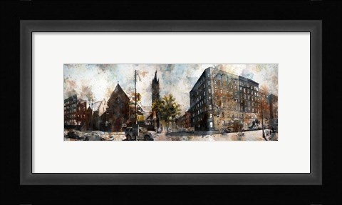 Framed 5th Avenue &amp; West 127th Street Print