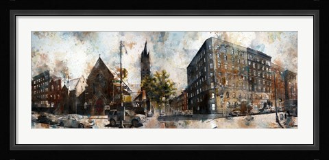 Framed 5th Avenue &amp; West 127th Street Print