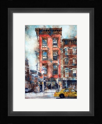 Framed Waverly Diner, NYC Print