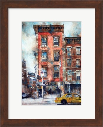 Framed Waverly Diner, NYC Print