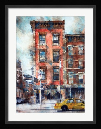 Framed Waverly Diner, NYC Print