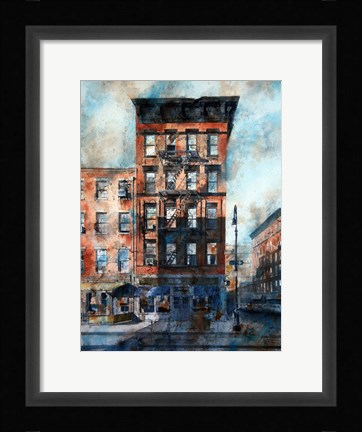 Framed Hudson &amp; Perry Street Print