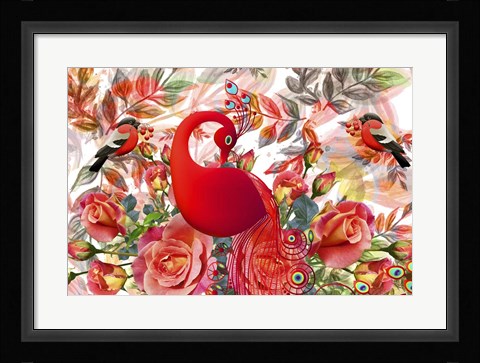 Framed Redgarden Print