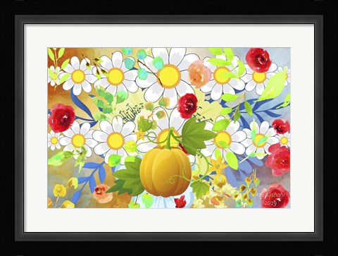 Framed Beauty Of Flowers 2 Print