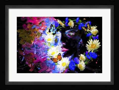 Framed Dreamy Mind 4 Print