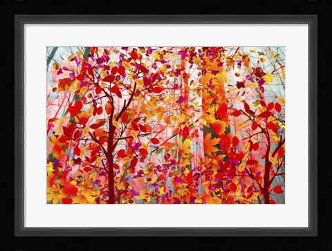 Framed Sea Of Colors Print