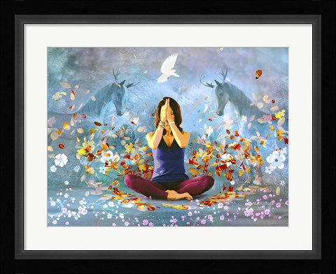 Framed Yoga Print