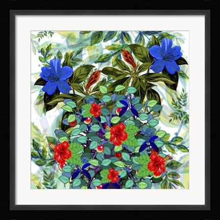 Framed My Colorful Mind 4 Print