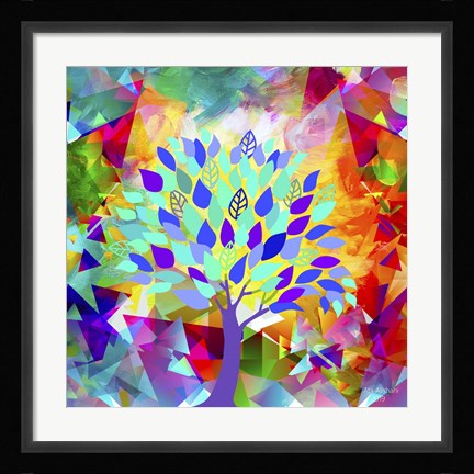 Framed My Colorful Mind 8 Print