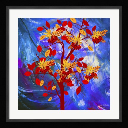 Framed My Colorful Mind 11 Print