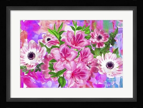 Framed My Colorful Mind 13 Print