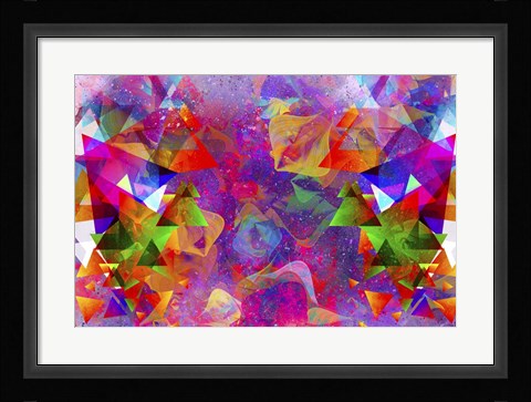 Framed My Colorful Mind 14 Print