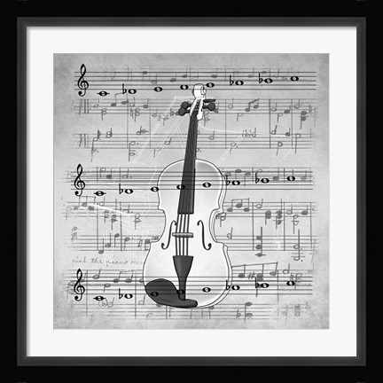 Framed Music Print