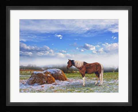 Framed Winter On The Way Print
