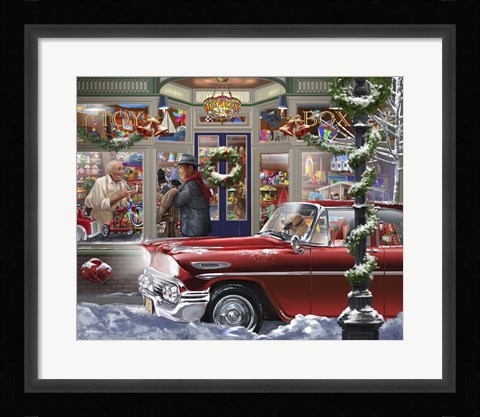 Framed Last Minute Christmas Print