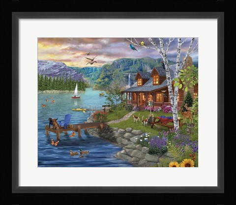 Framed Peaceful Summer Print