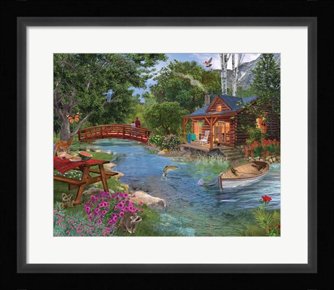 Framed Simple Pleasures Print