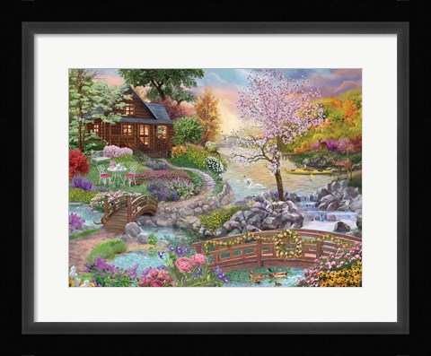 Framed Spring Stream Print