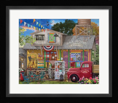 Framed All Good Antiques Print