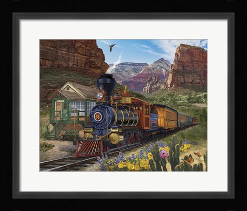 Framed Canyon Express Print