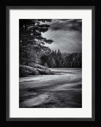 Framed Gullwing Lake No 4 Print