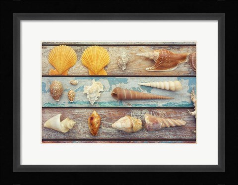 Framed Beach Memories II Print
