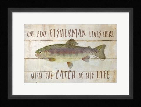 Framed Fisherman Print