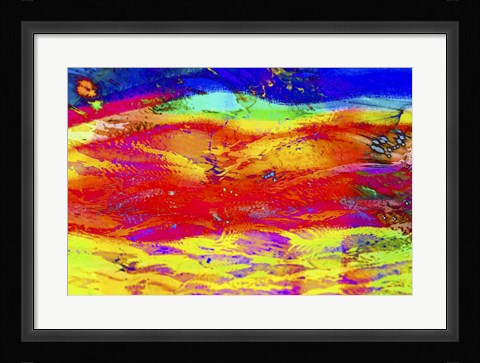 Framed Vivid Waves 33 Print