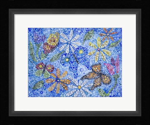 Framed Butterfly Flight Print