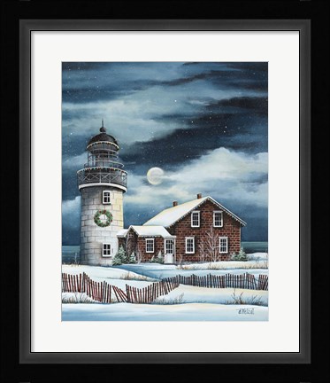 Framed Holiday Light Print