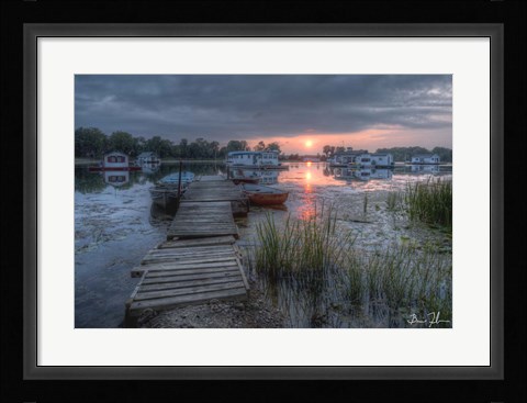 Framed August Sundown Print
