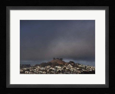 Framed Advection Fog Study (San Francisco) Print