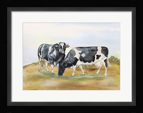 Framed Farm Animal In Pasture B Print
