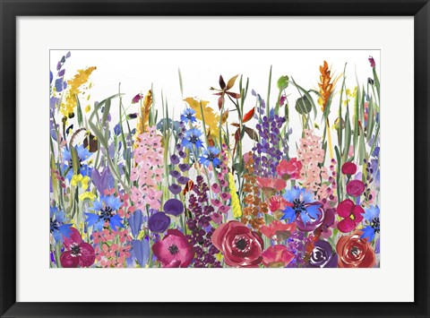 Framed Beautiful Country Meadow Print