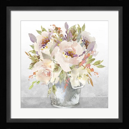 Framed Beautiful Floral Bouquet A Print