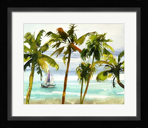 Framed Enchanted Beach Print