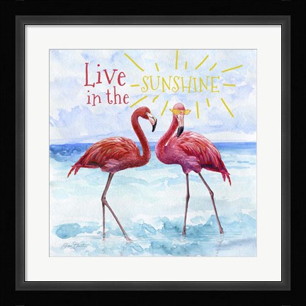 Framed Summer Fun I Print