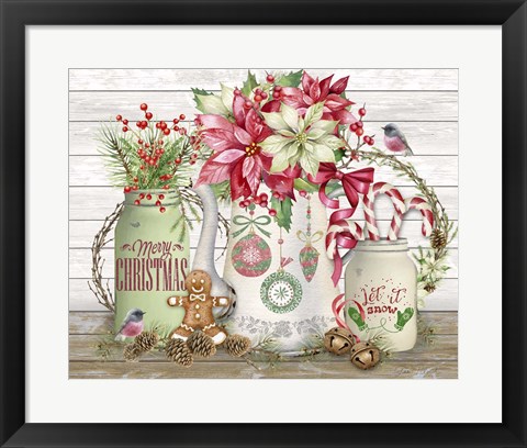Framed Christmas Love C Print