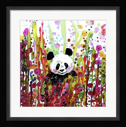 Framed Panda Print