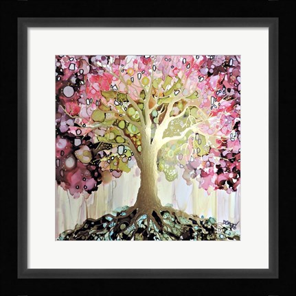 Framed Entrez Dans La Lumiere Print