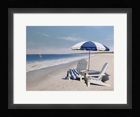 Framed Beach Bum Print
