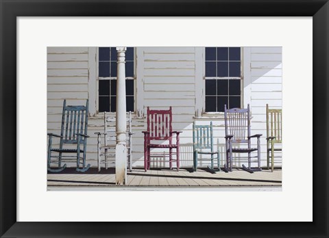 Framed Rocking Chair Family Print