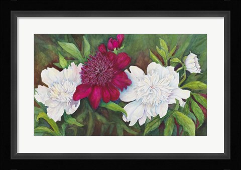 Framed Ruby Peony Print