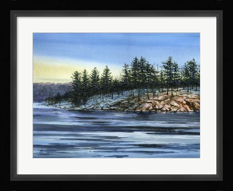 Framed Cold Bright of Winter Print