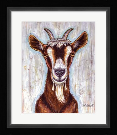 Framed Old Goat Print