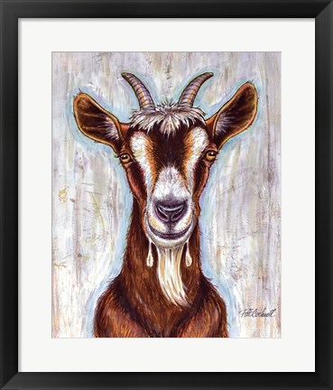 Framed Old Goat Print