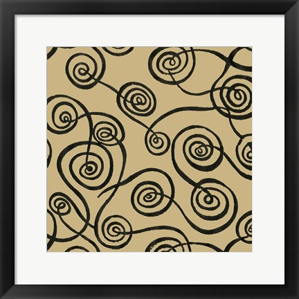 Framed Graphic Design IX Print