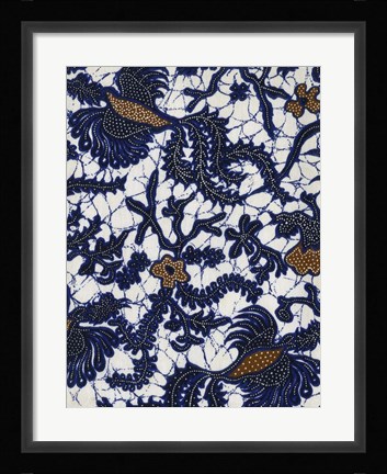 Framed Indonesian Batik I Print